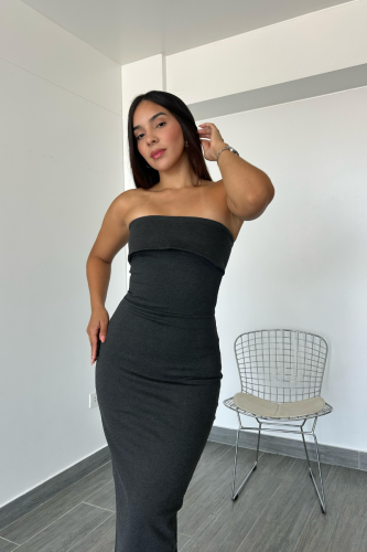 Vestido Ania - Plomo