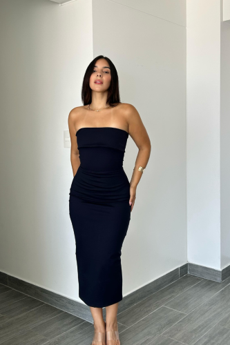 VESTIDO ANIA - AZUL MARINO