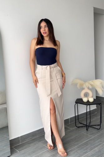 Falda Adriana - Beige Claro