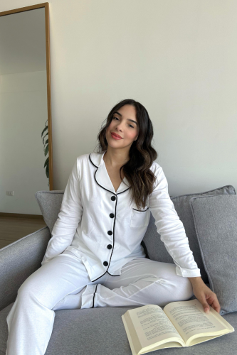 Pijama Aurora - Blanco