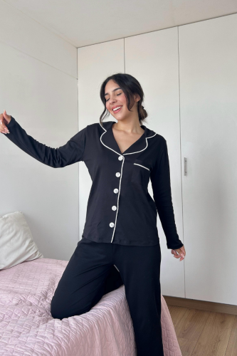 Pijama Aurora - Negro