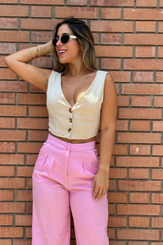 Chaleco Adriana - Beige