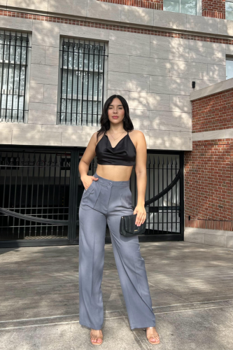 Pants Sabrina - Plomo