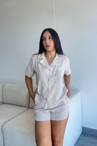 Pijama Serena - Celeste