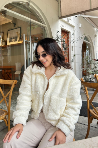Teddy Jacket  - Perla