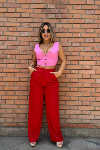 Pants Sabrina - Rojo
