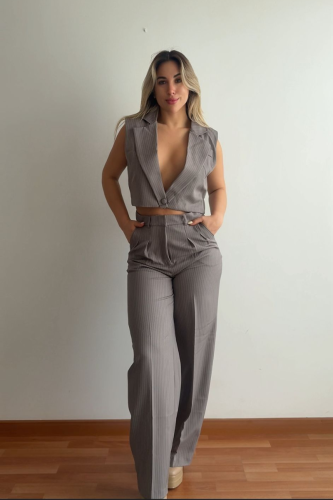 Conjunto Fernanda - Plomo