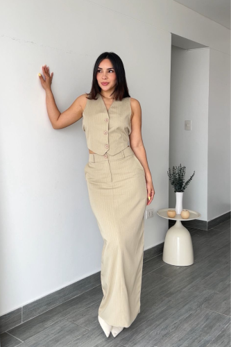 Conjunto Claudia - Beige