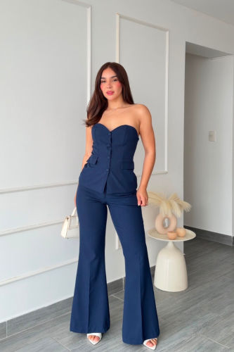 Conjunto Alessia - Azul Marino
